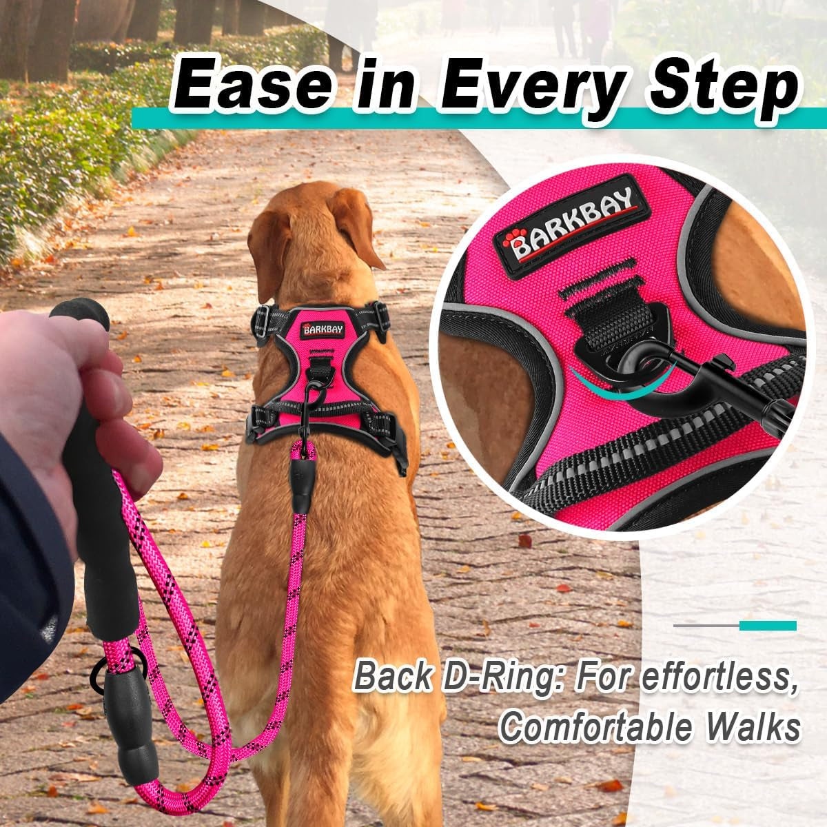 No-Pull Reflective Dog Harness Oxford Vest