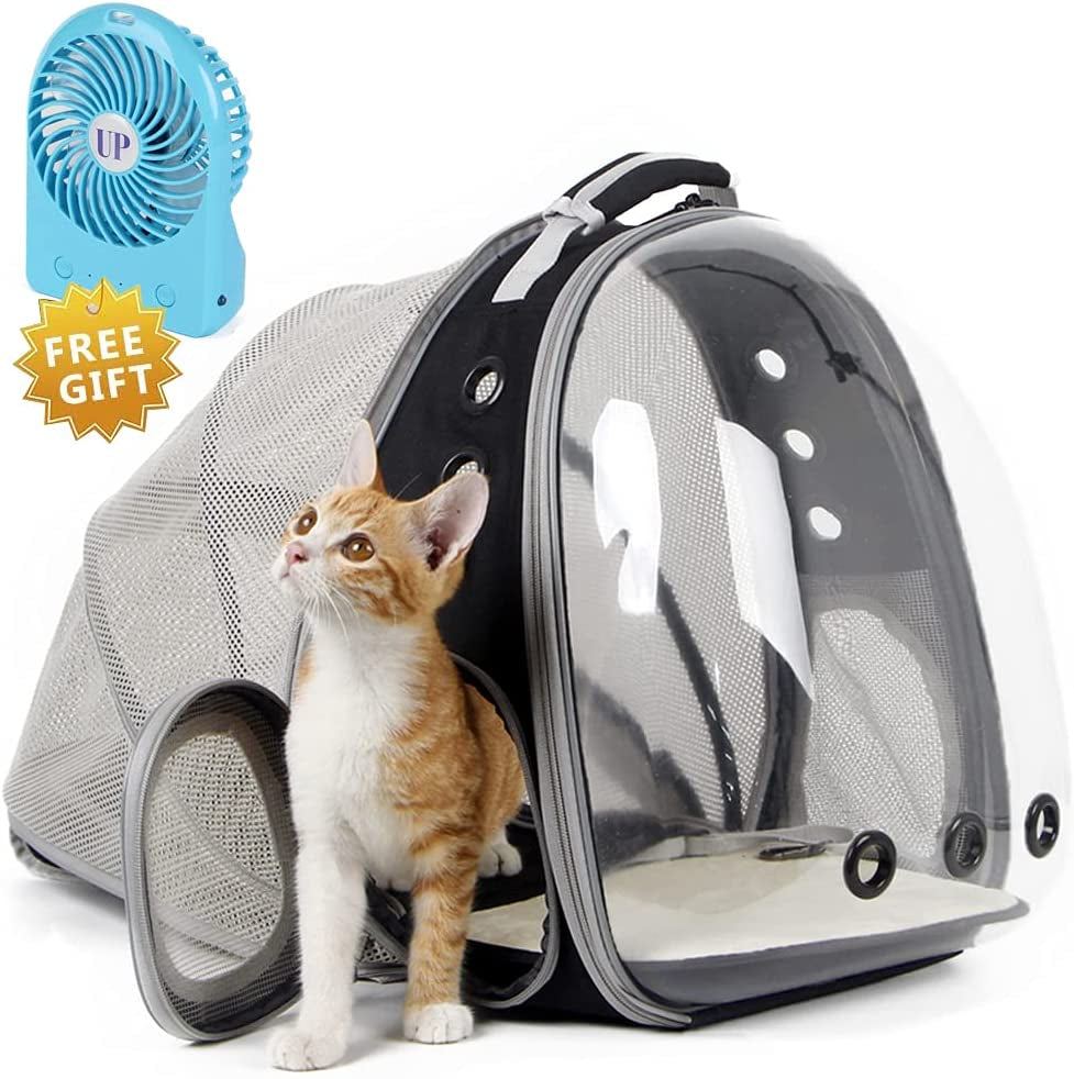 Cat Bubble Backpack with Fan – Fits Cats up to 12 lbs