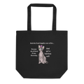 "DITCHED PRINCE CHARMING & GOT A SPHYNX" ECO TOTE