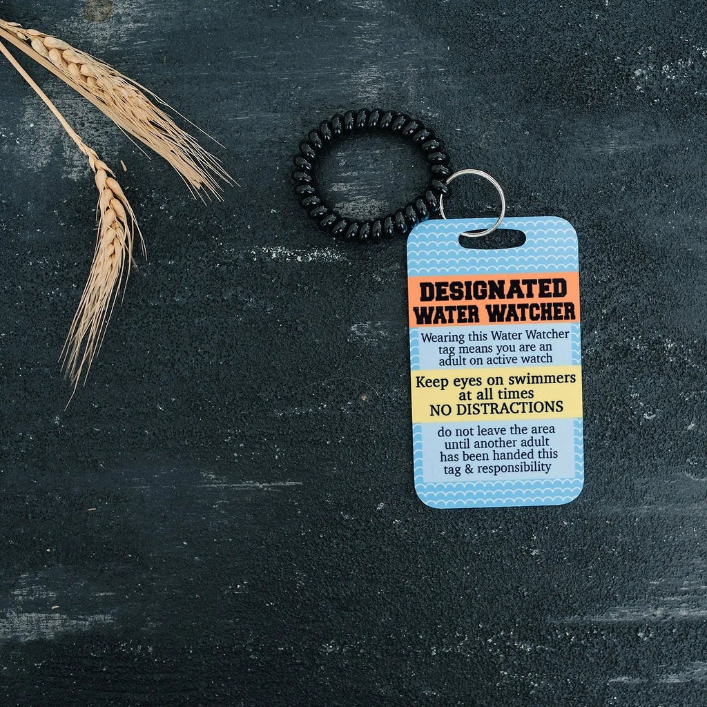 Pool Safety Badge, Water Watch Tag, Water Safety, Swimming Pool Accessories