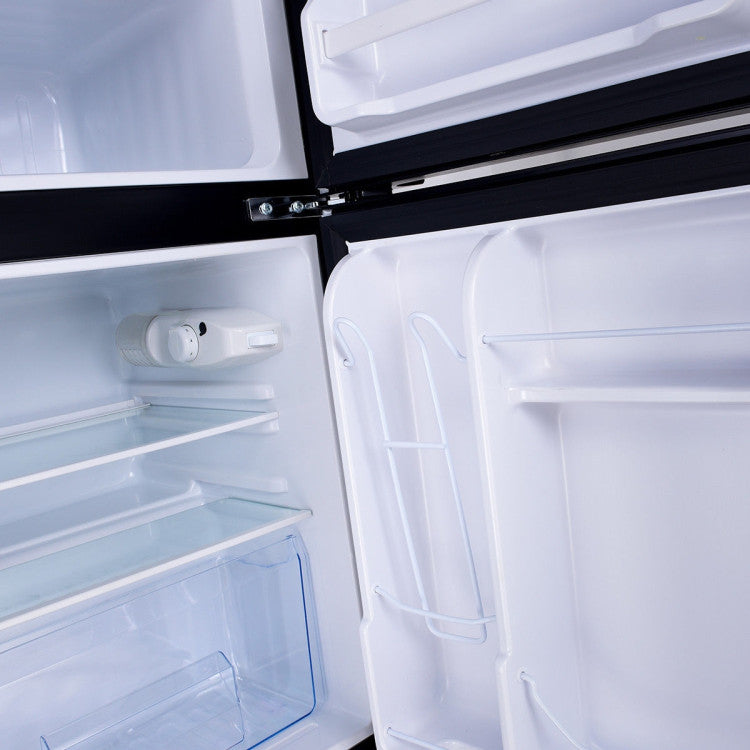 3.2 cu ft. Compact Stainless Steel Refrigerator