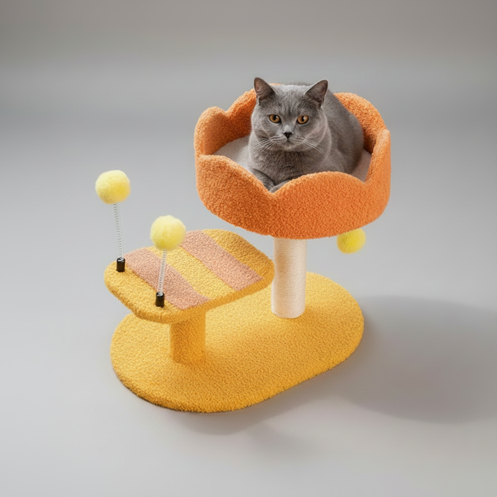 Compact Cat Perch Station