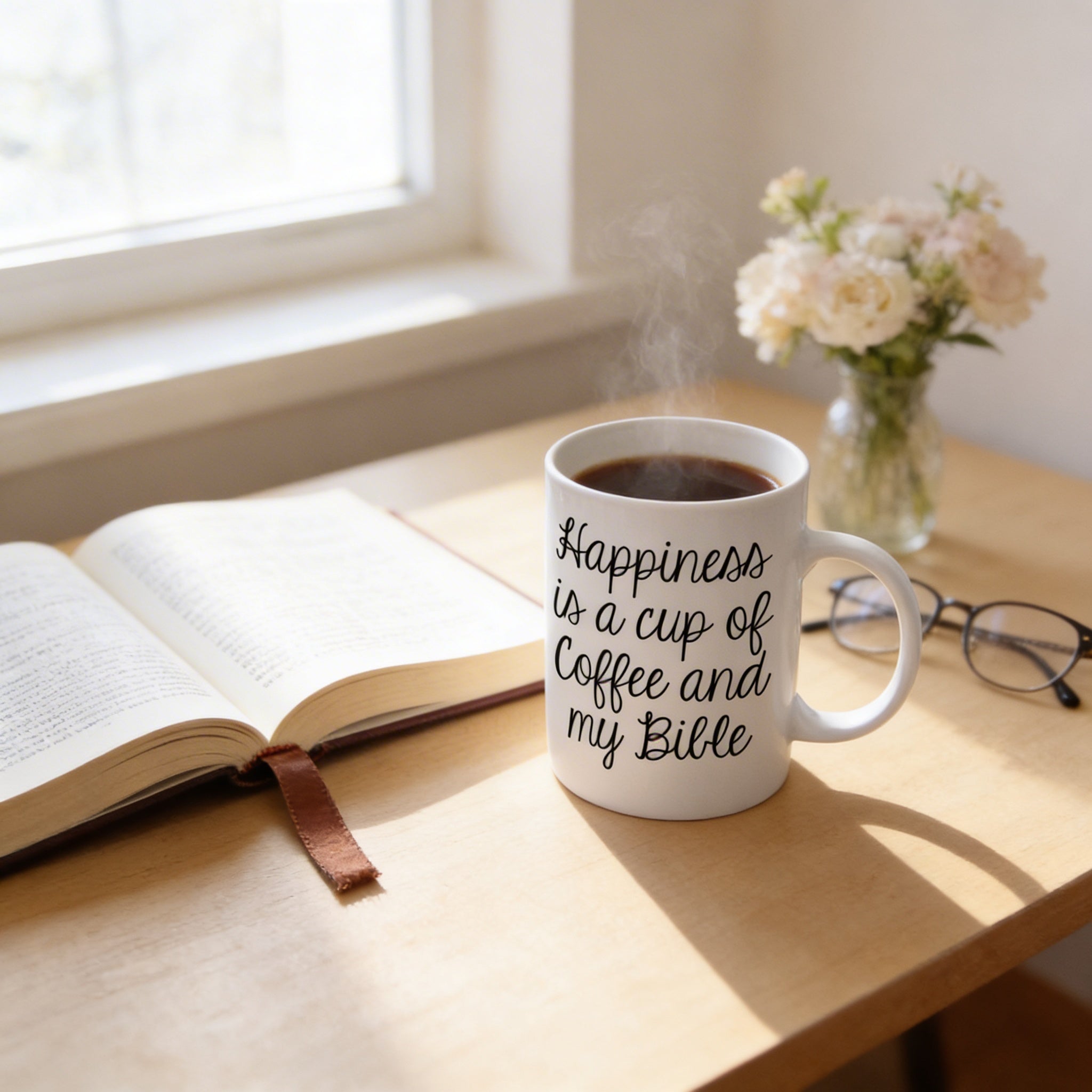Bible Coffee Mug - Christian Coffee Mug for Her