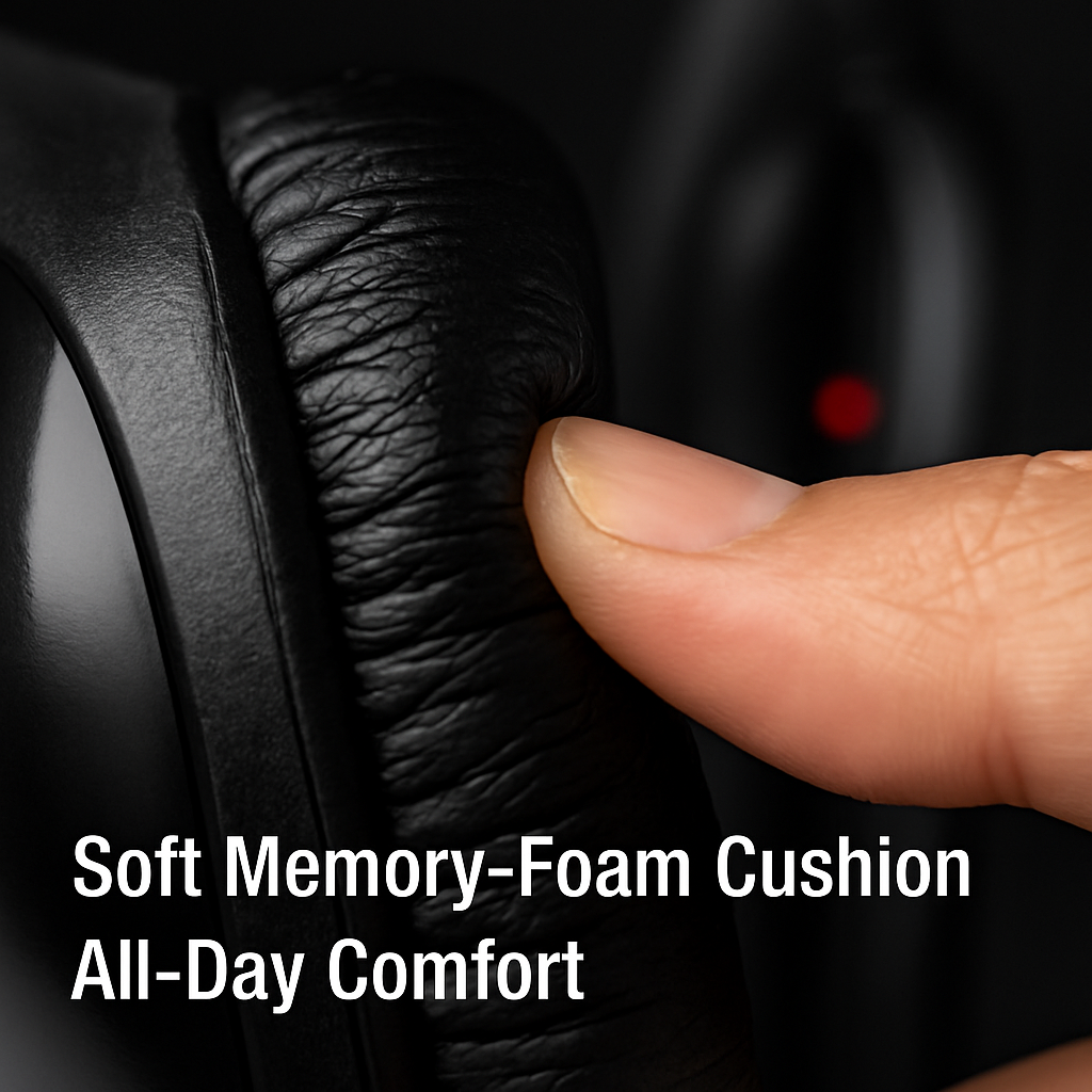 Wireless RF Headphones Over-Ear Headset for TV & Gaming