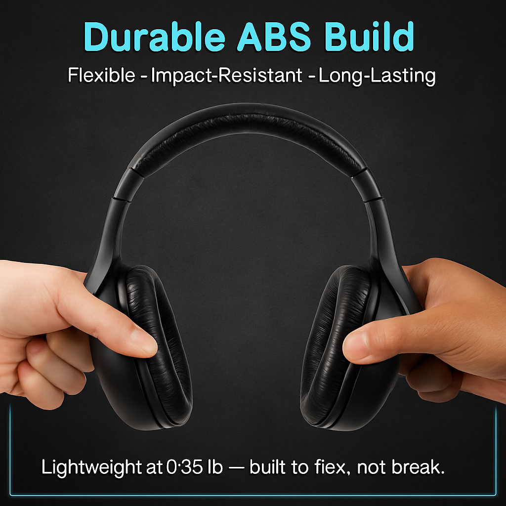 Wireless RF Headphones Over-Ear Headset for TV & Gaming
