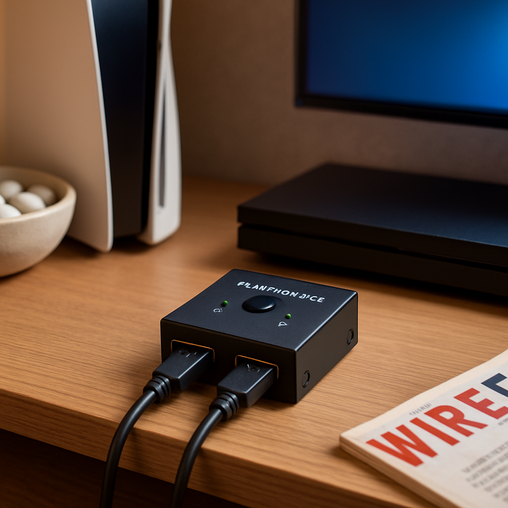 HDMI Bidirectional Splitter Switcher for Two-in-One