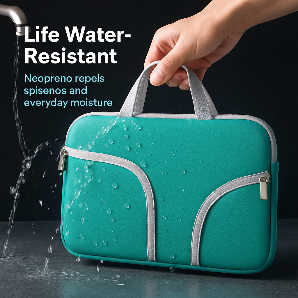 Laptop Sleeve Bag: Slim, Durable Neoprene with Pockets