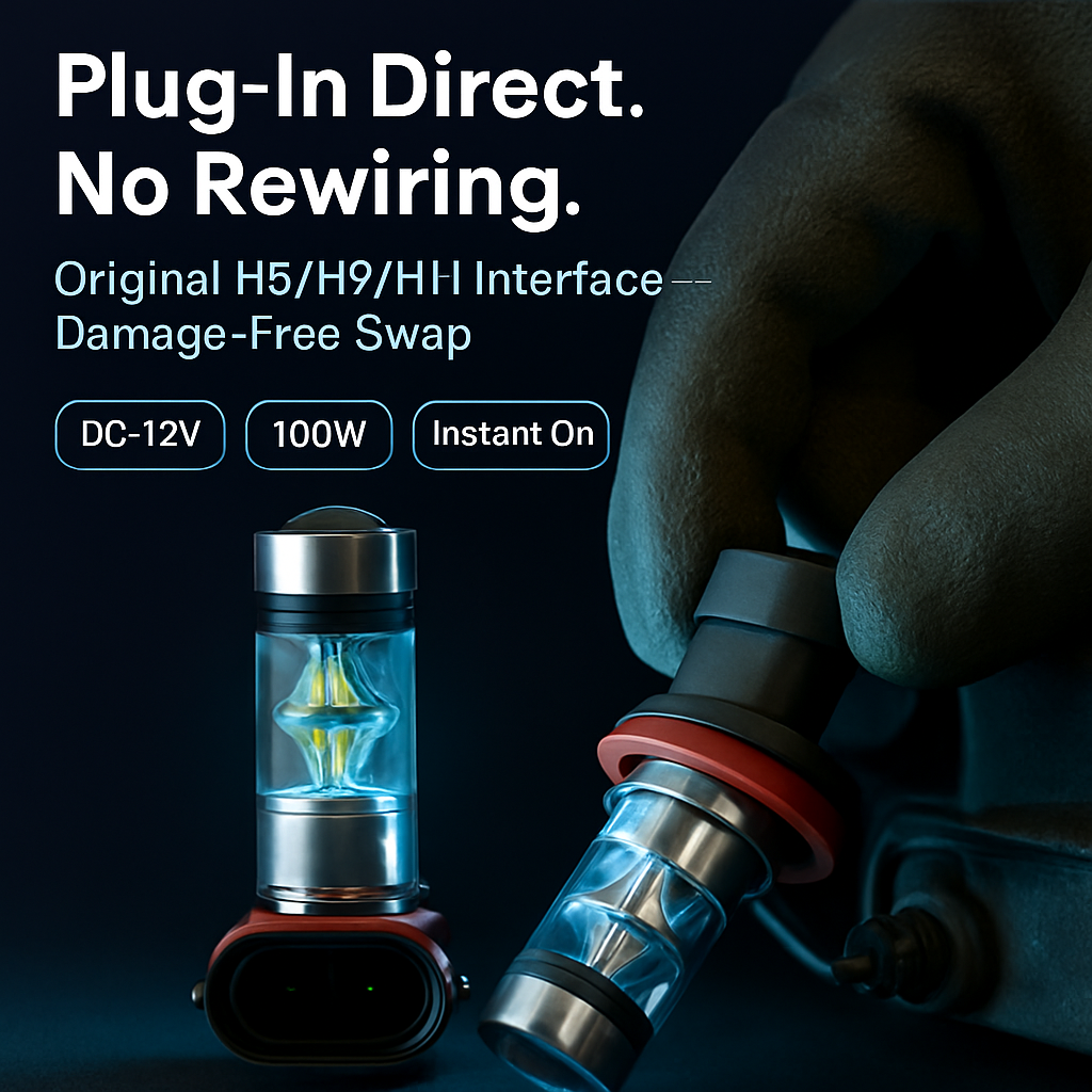 LED Fog Light Bulb for Cars Dual Pack High-Quality