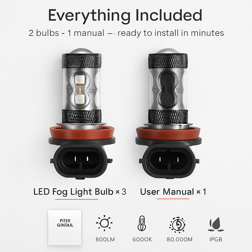 Fog Light Bulb | Bright, Long-Lasting LED