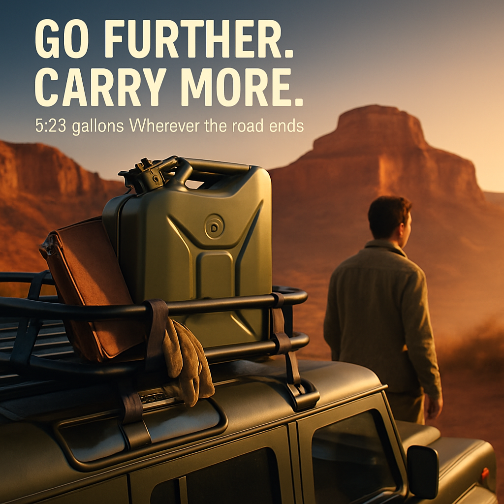 Gas Can Jerry Can for Fuel Storage and Transport
