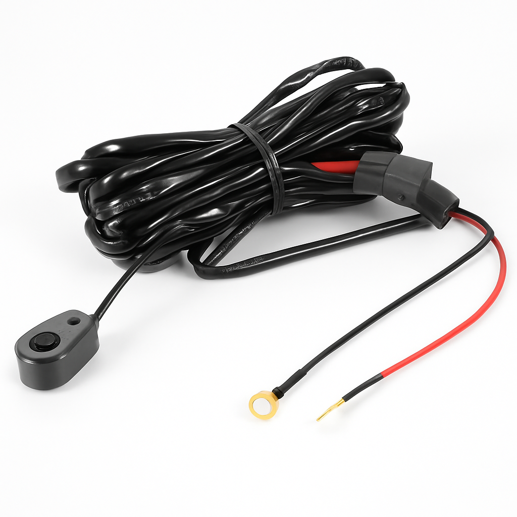 LED Light Bar Wiring Harness Kit for Fast, Safe 12V Install