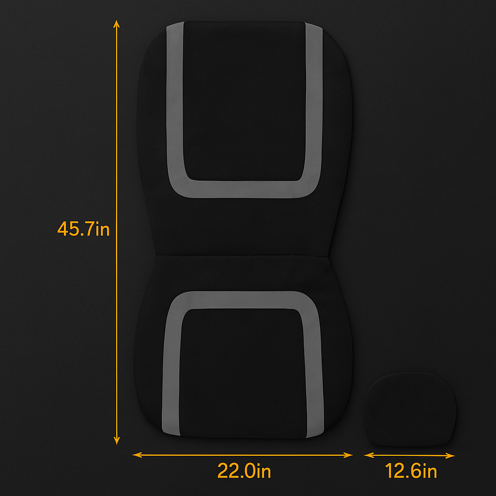 Car Seat Covers Set – Front/Rear Universal Fit
