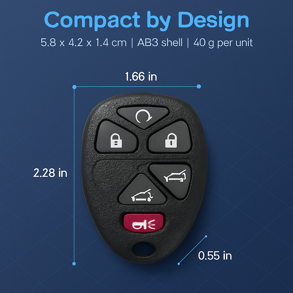 Keyless Entry Remote Key Fob for Tahoe SUVs