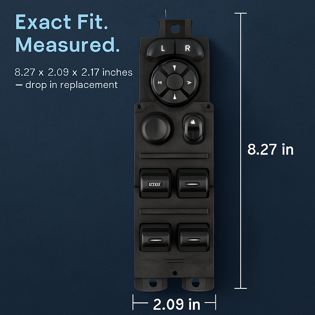 Power Window Switch for Dodge Ram Driver Side