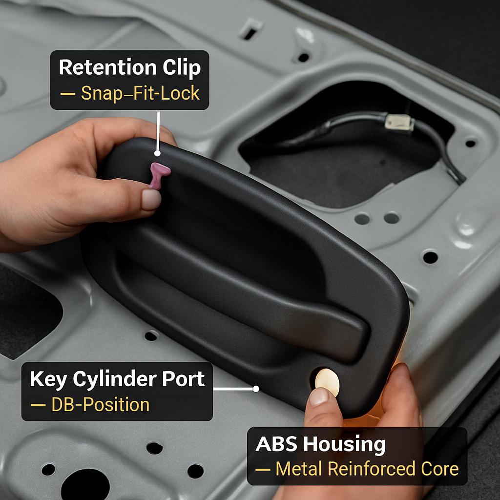 Front Left Exterior Door Handle for Silverado 1999-2007