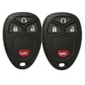 Keyless Car Key Fob Case Replacement Pad for 5-Button Remotes