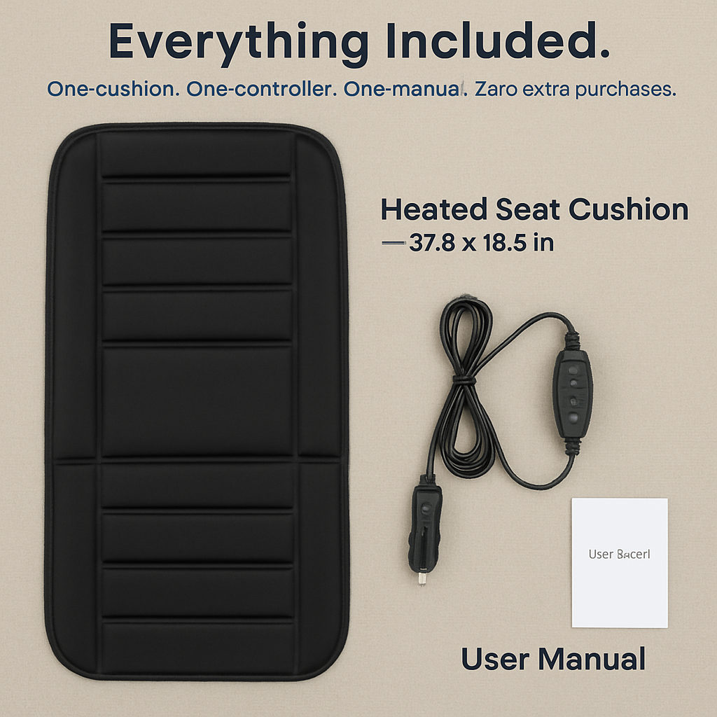 Heated Car Seat Cushion for Comfort and Warmth
