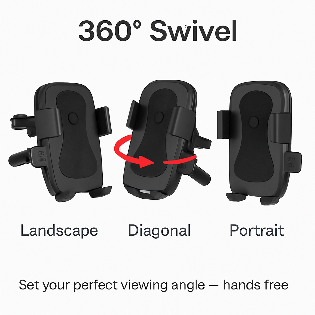 Car Phone Mount for Air Vent with Adjustable View