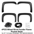 Pocket Style Fender Flares for Silverado 2007-2013
