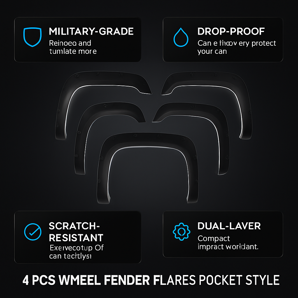 Pocket Style Fender Flares for Silverado 2007-2013