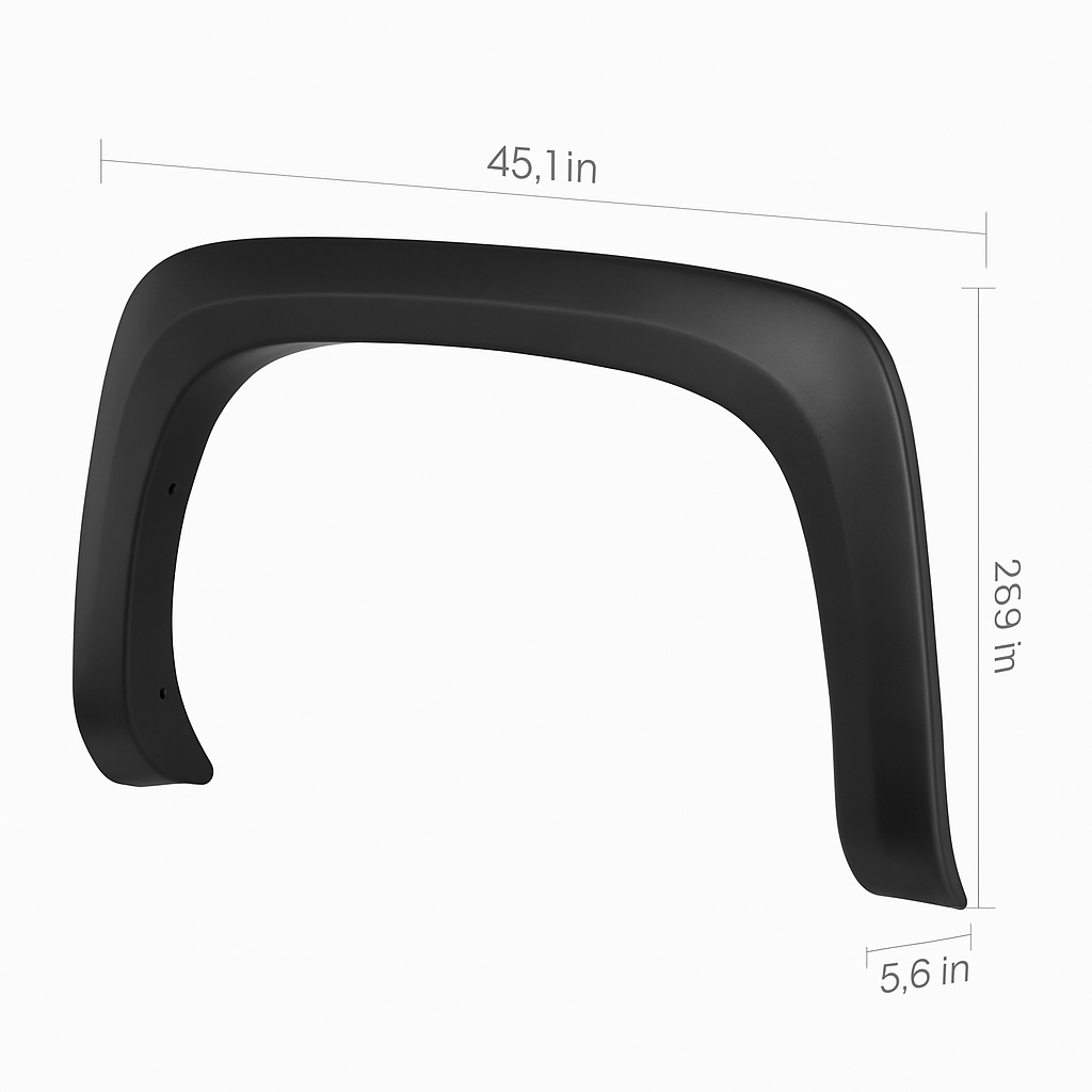 Pocket Style Fender Flares for Silverado 2007-2013