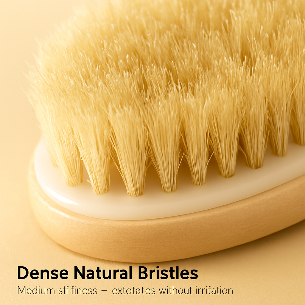 Bath Brush with Long Handle and Detachable Scrubber