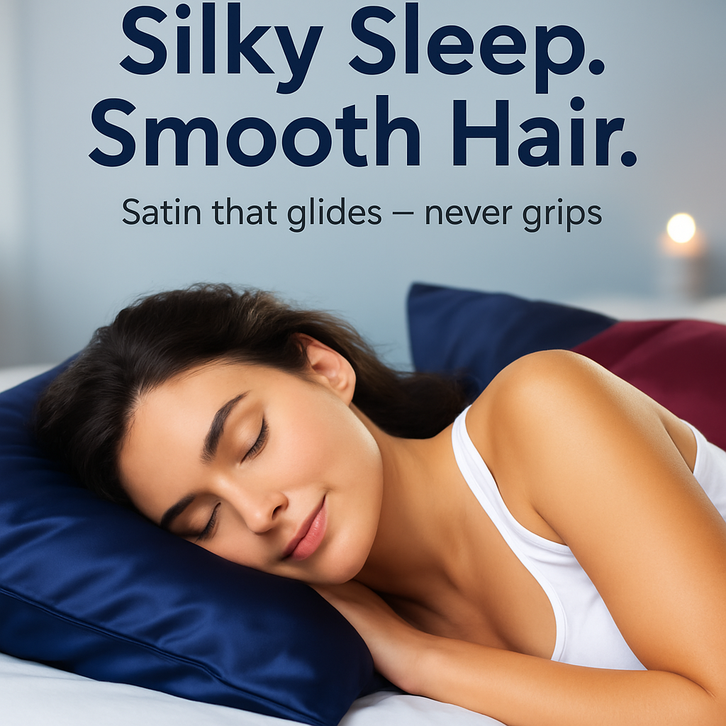 Silky Satin King Pillowcase Set for Luxurious Sleep