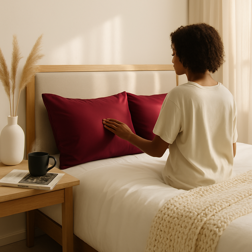 Silky Satin King Pillowcase Set for Luxurious Sleep
