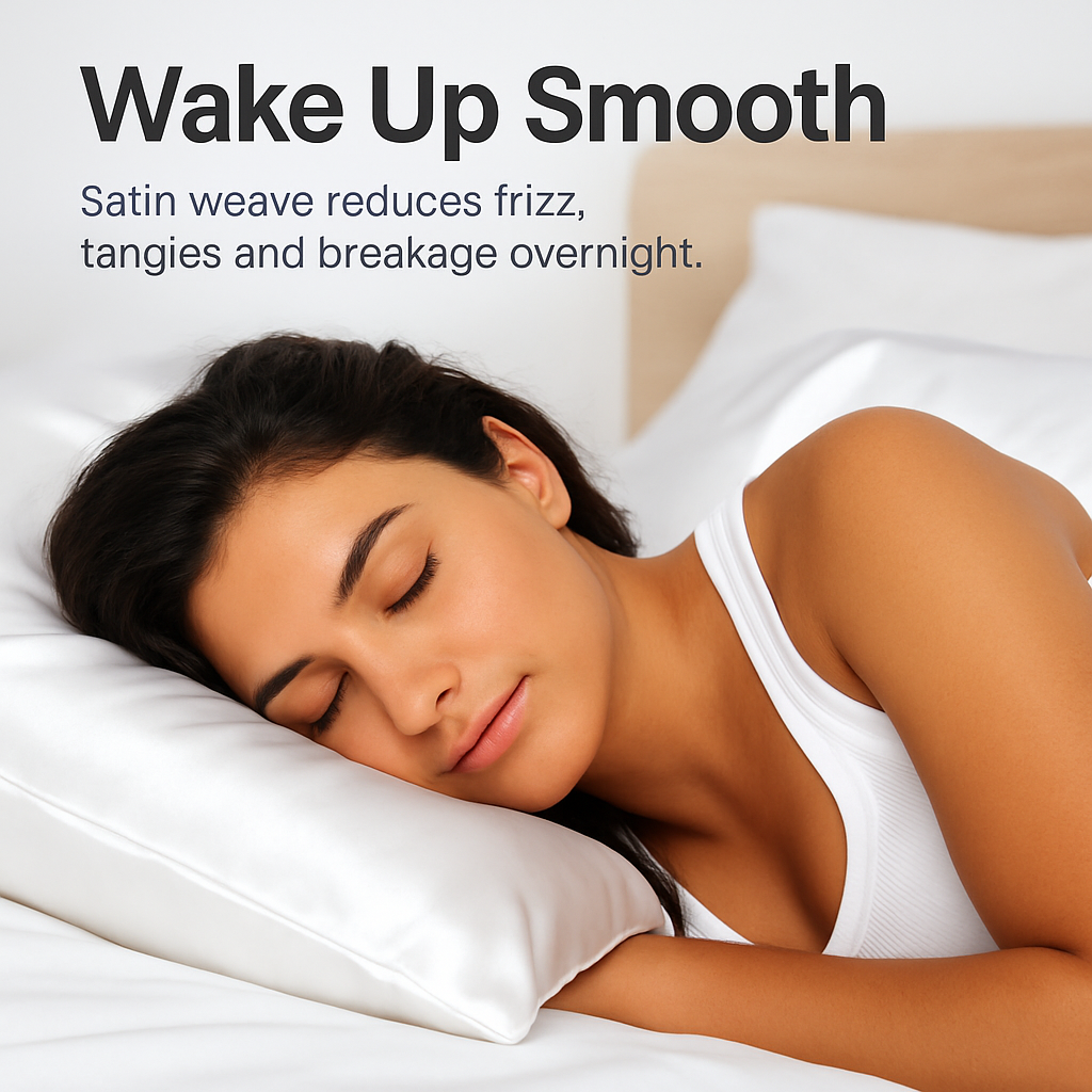 Silky Satin King Pillowcase Set for Luxurious Sleep