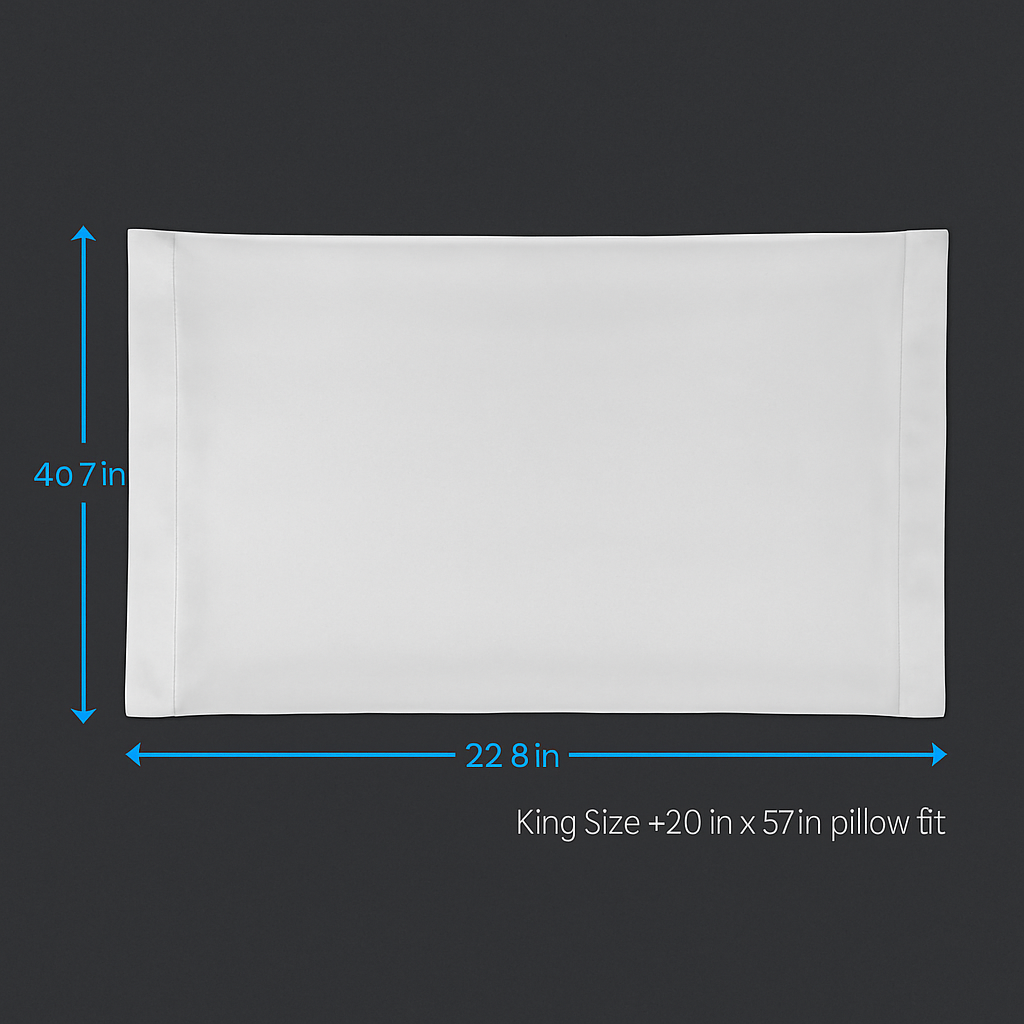 Silky Satin King Pillowcase Set for Luxurious Sleep