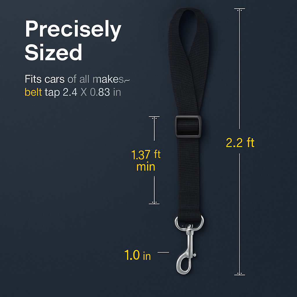 Dog Seat Belt Leash for Car - Secure Travel