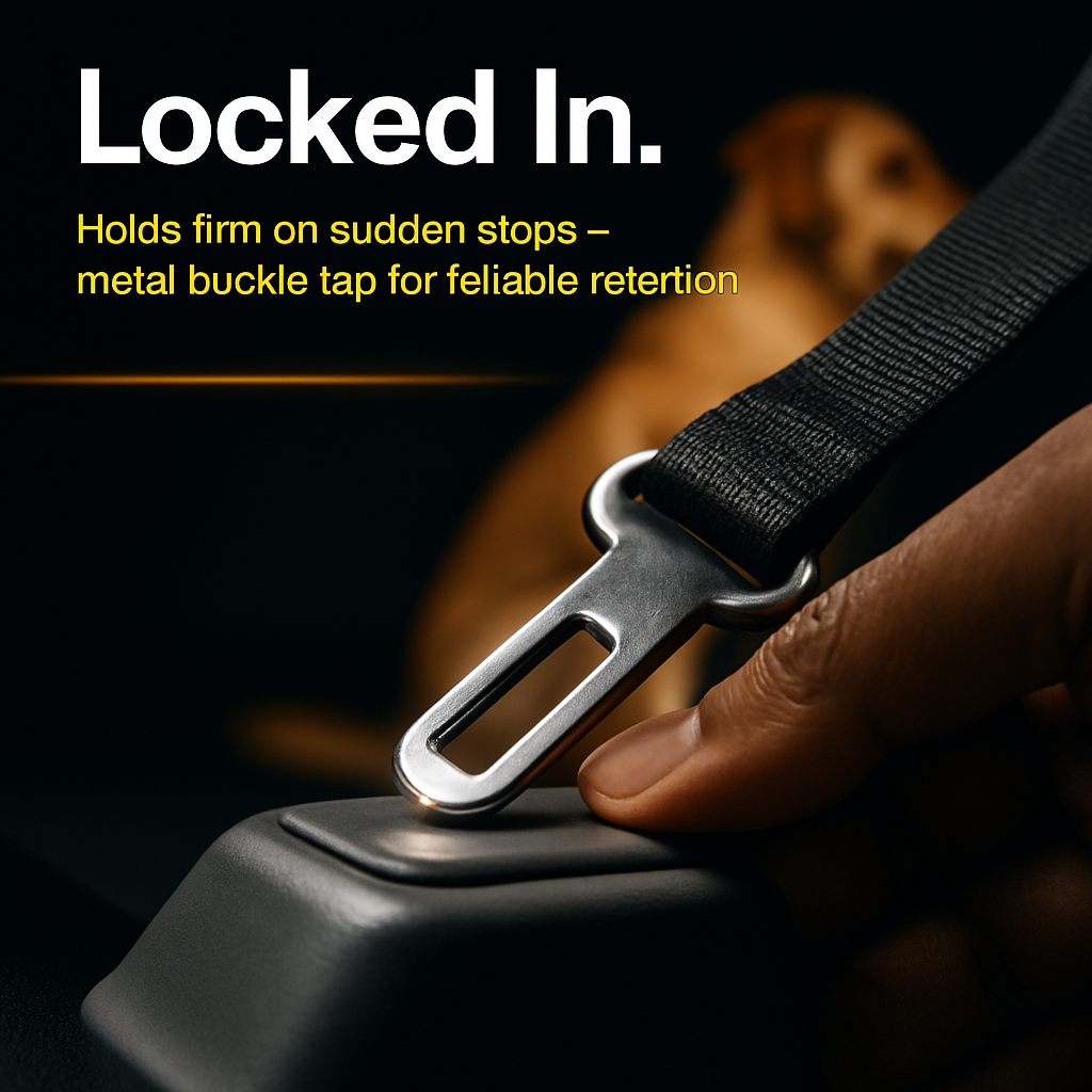 Dog Seat Belt Leash for Car - Secure Travel