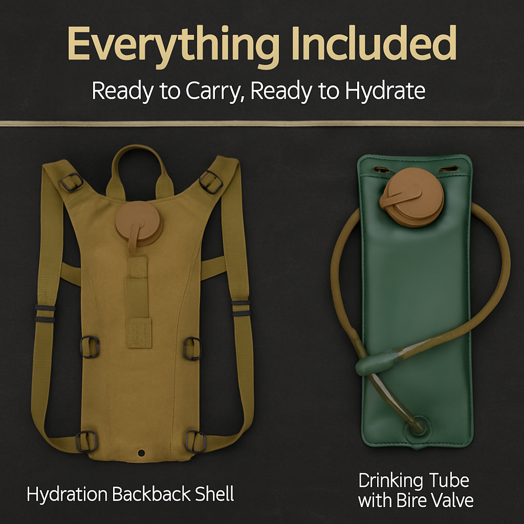 Hydration Pack Water Bladder for Hiking & Cycling