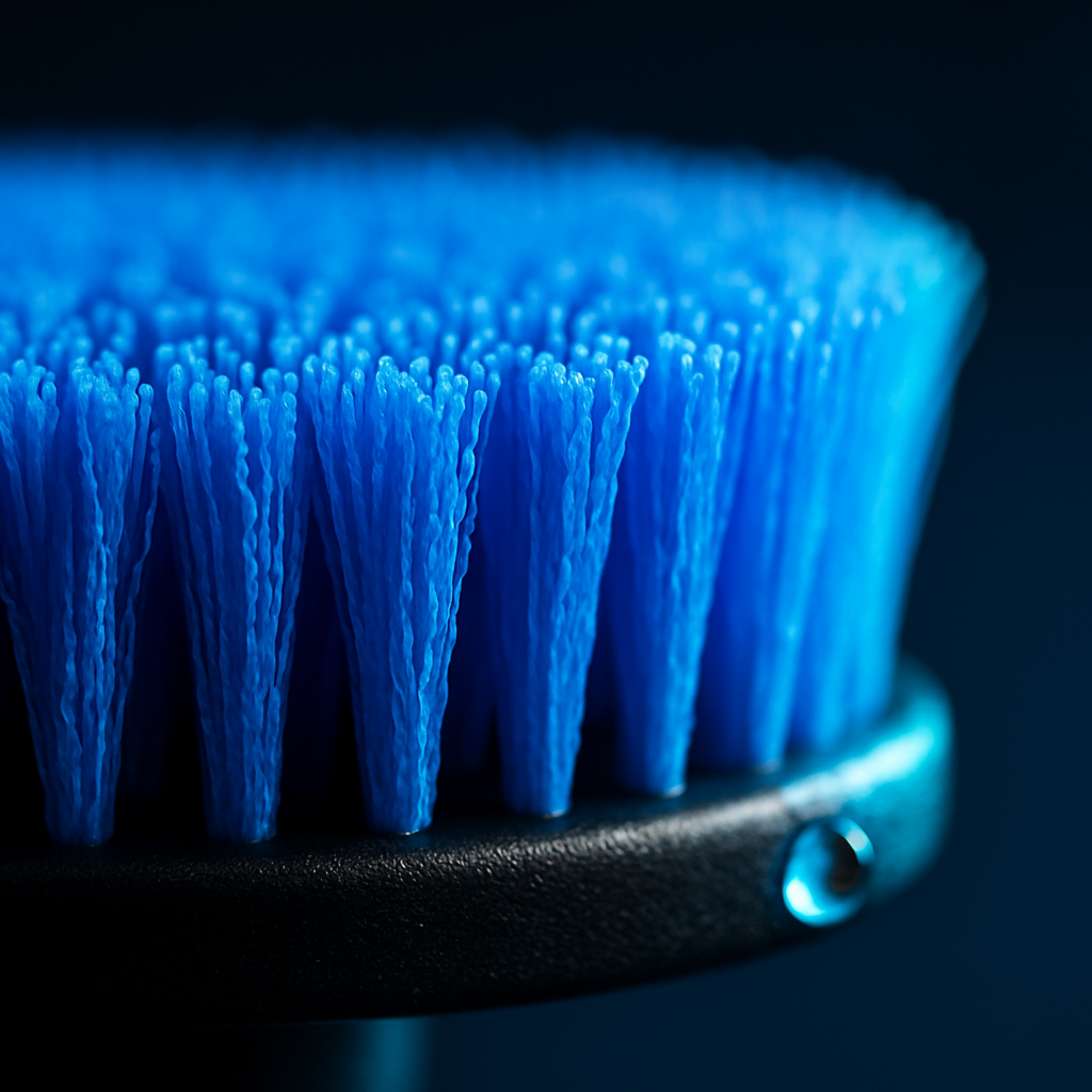 Drill Brush Cleaning Set for Tiles, Tubs & Sinks - Blue