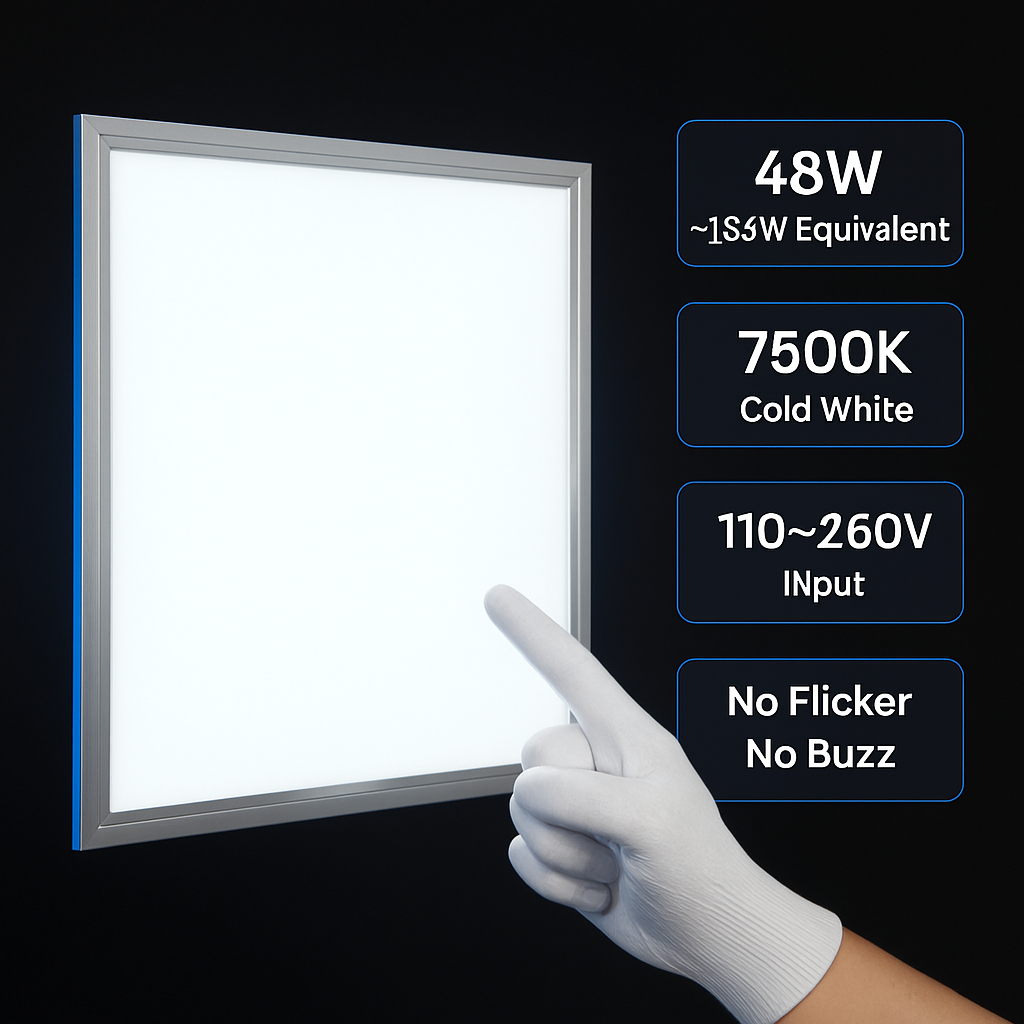 LED Panel Light for Ceiling Grids - Slim & Modern