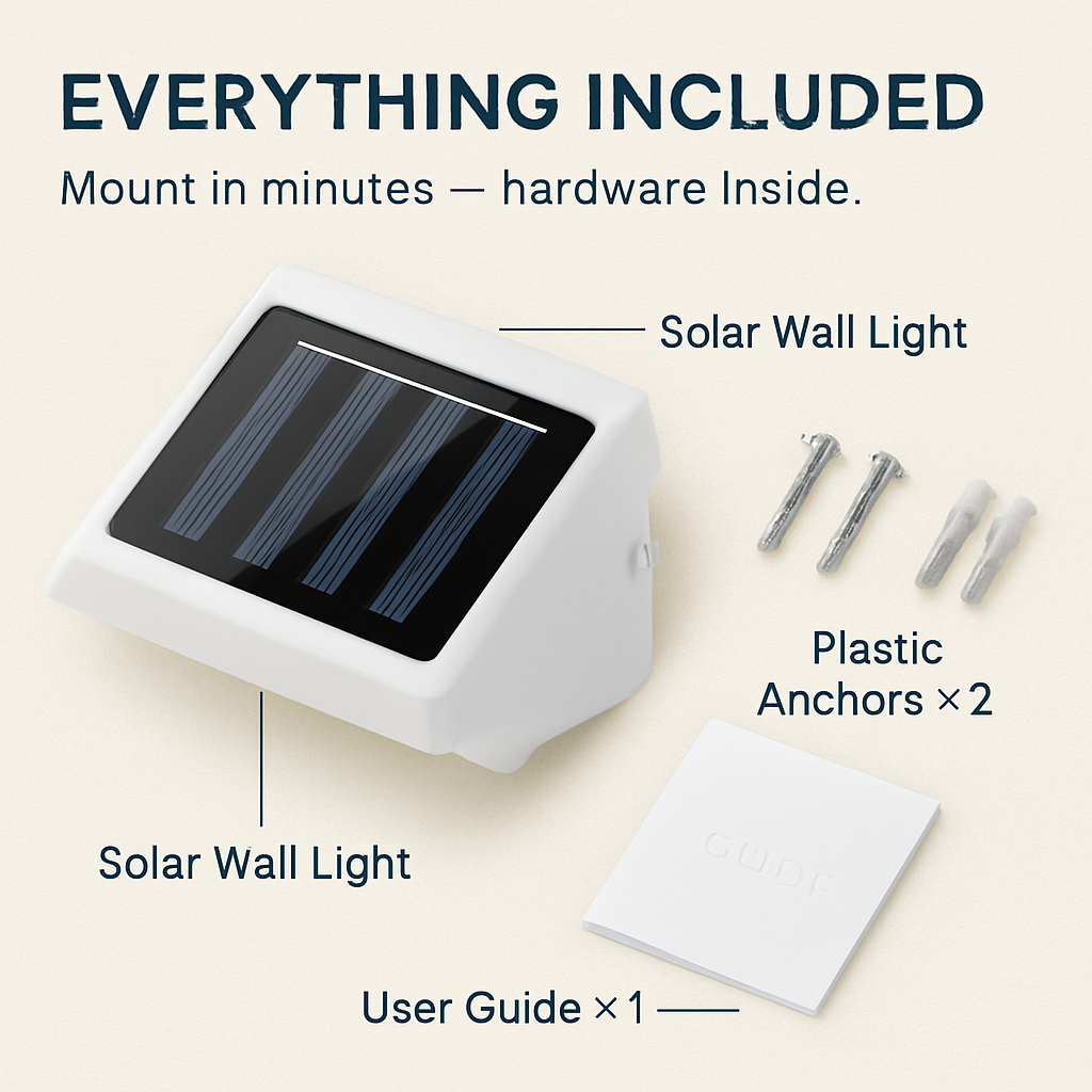 Solar Stair Lights for Garden Paths and Patio