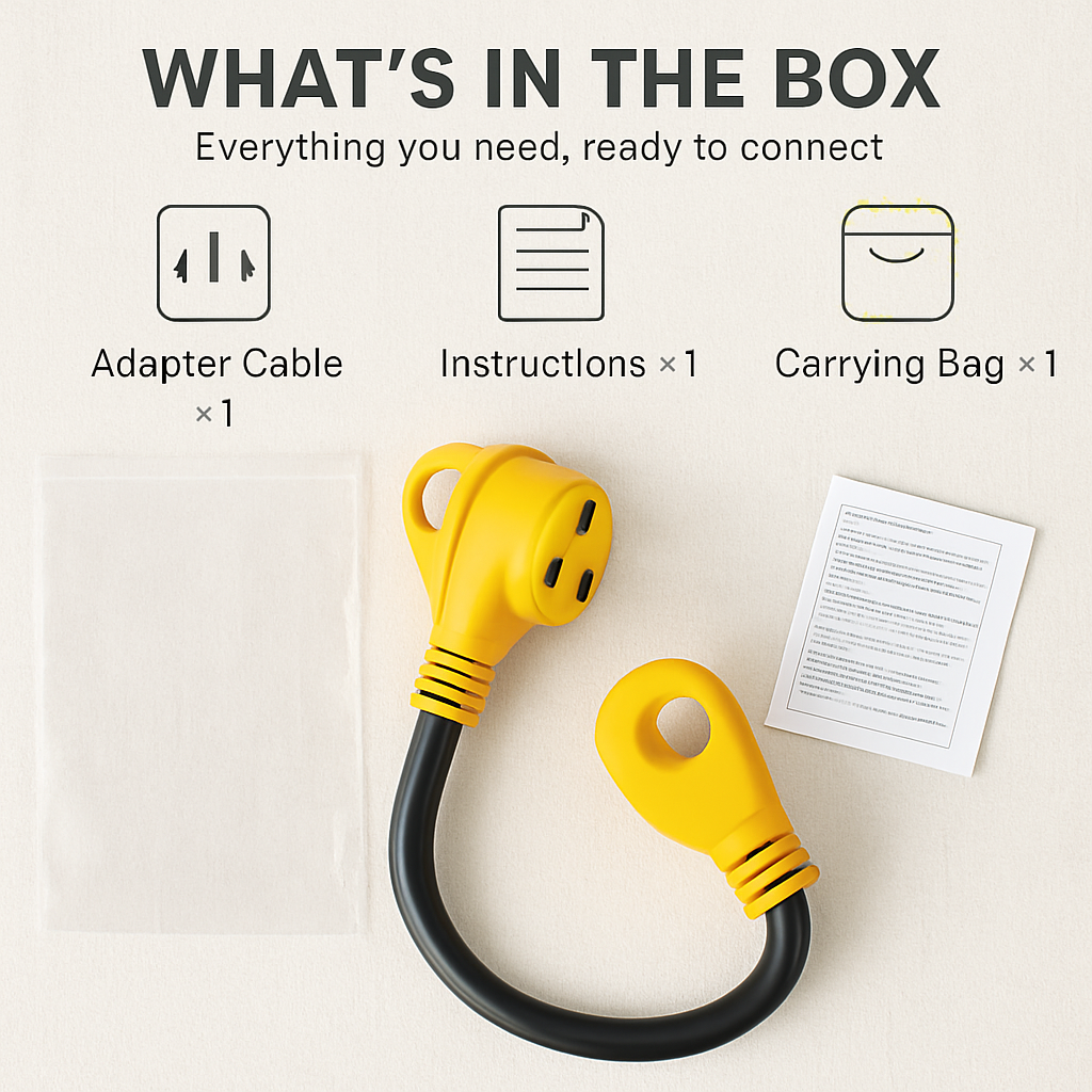 Dogbone Converter Cable for RV Hookups - Safe