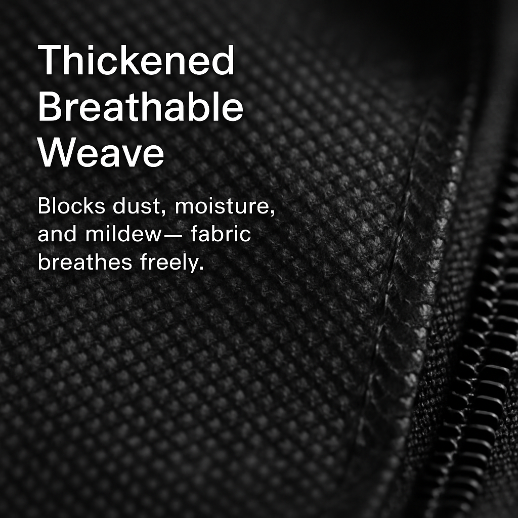 Garment Bags with Front Zipper and Clear Window