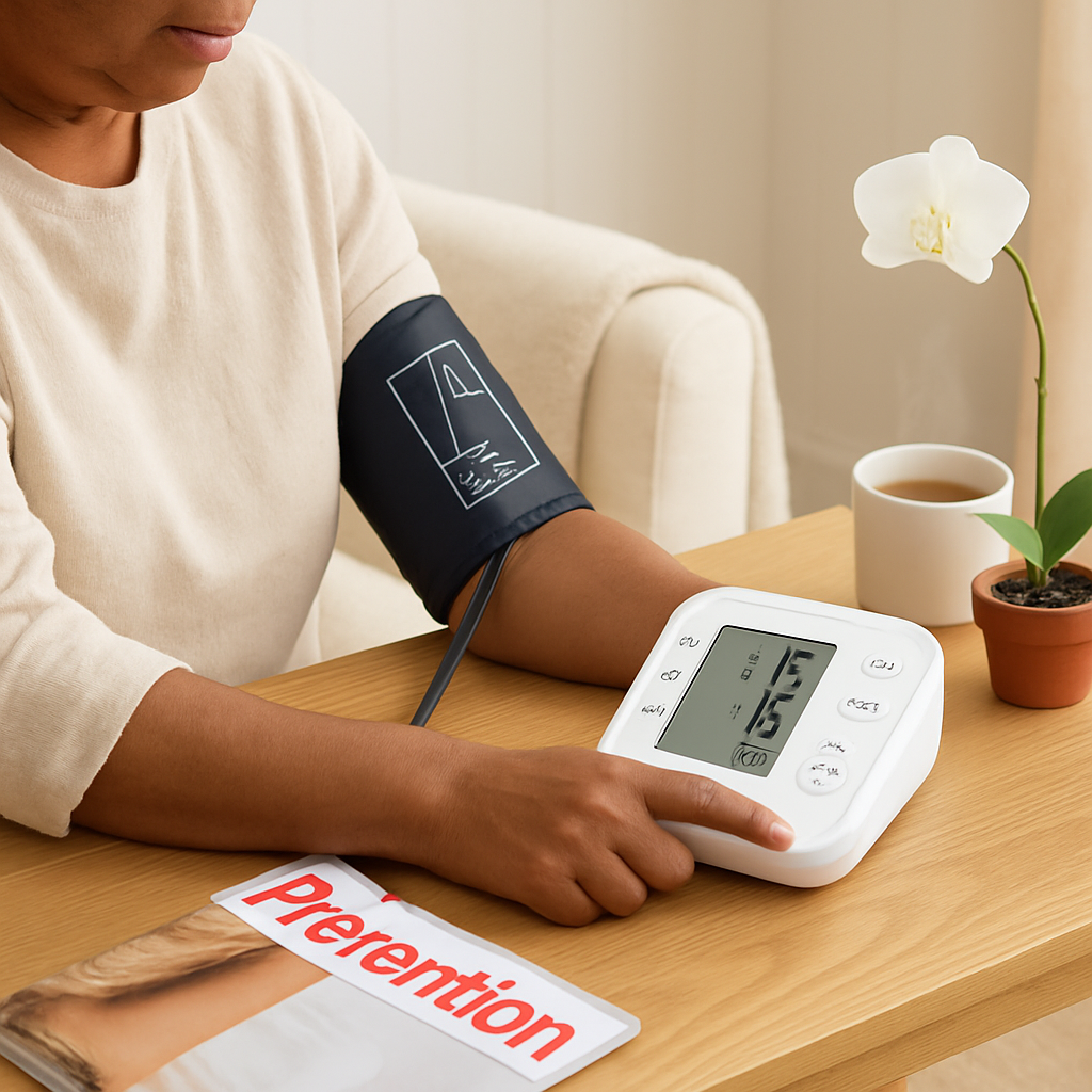 Blood Pressure Monitor with Adjustable Cuff