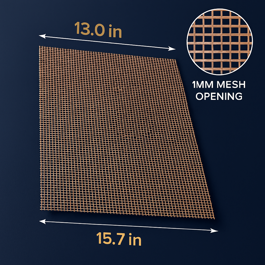 Grill Mat Beige - Reusable Non-Stick Grilling Accessory