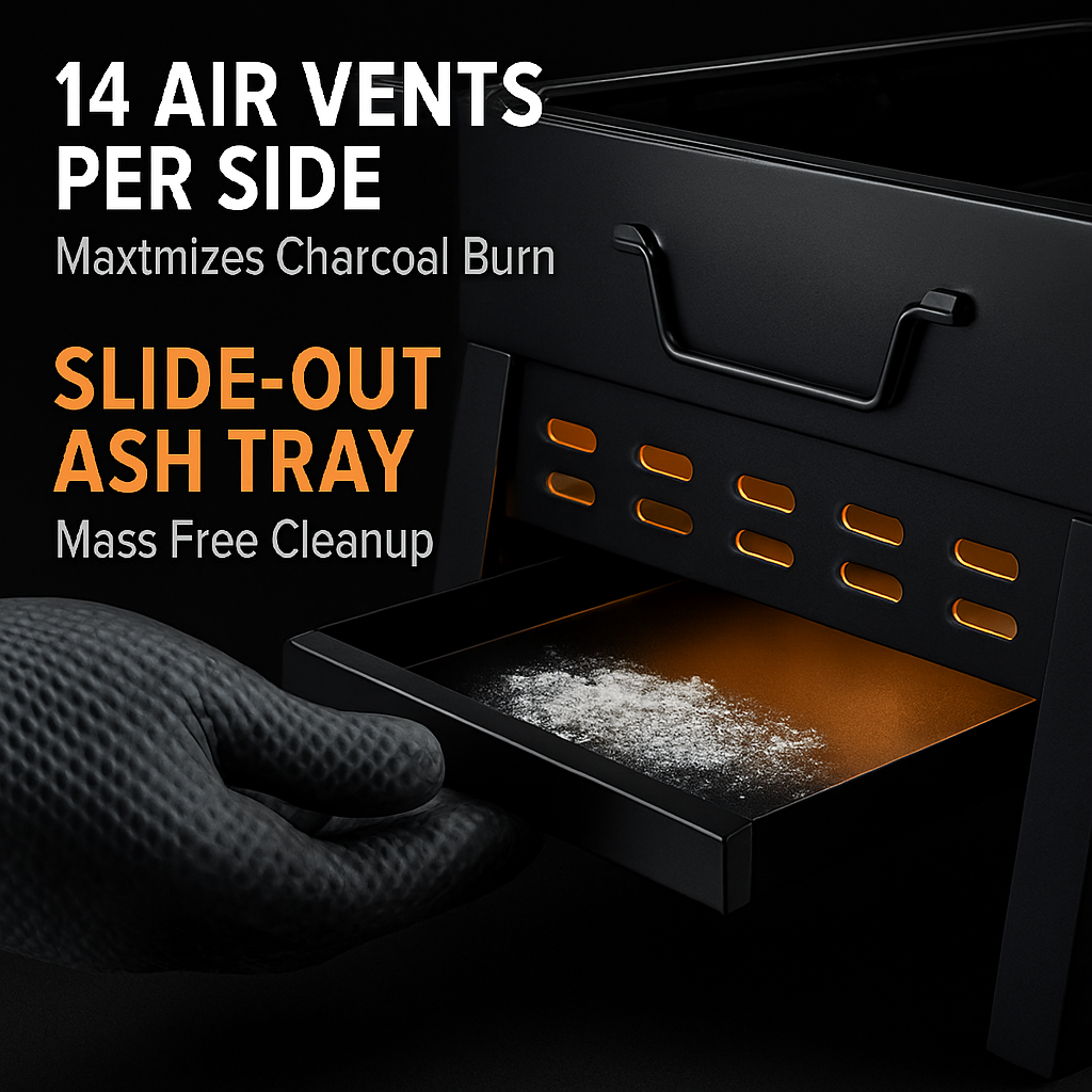 Portable BBQ Grill Foldable Charcoal for Camping