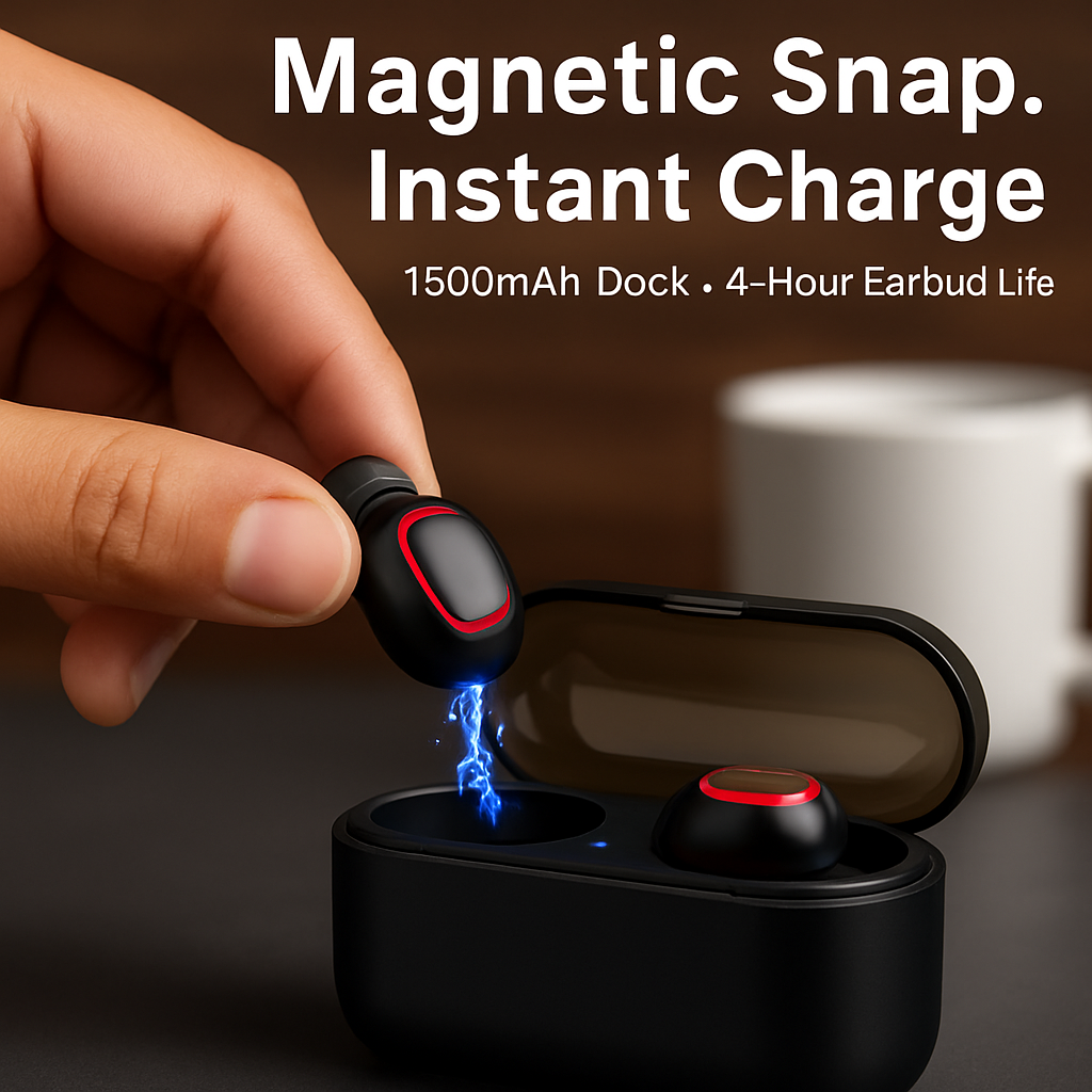 TWS Earbuds with Mic for Dual-Mode Stereo
