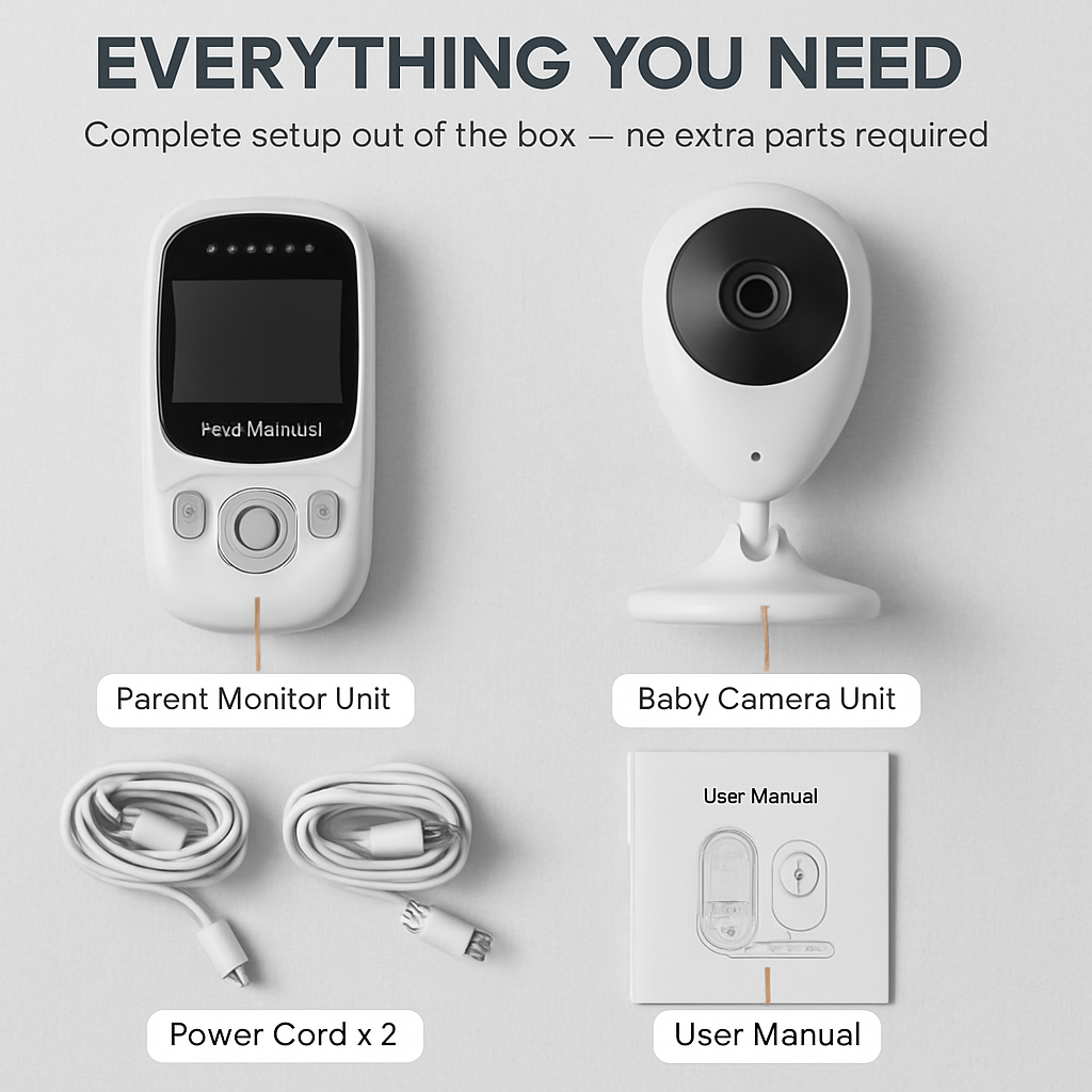 Video Baby Monitor for a Calm, Safe Nursery