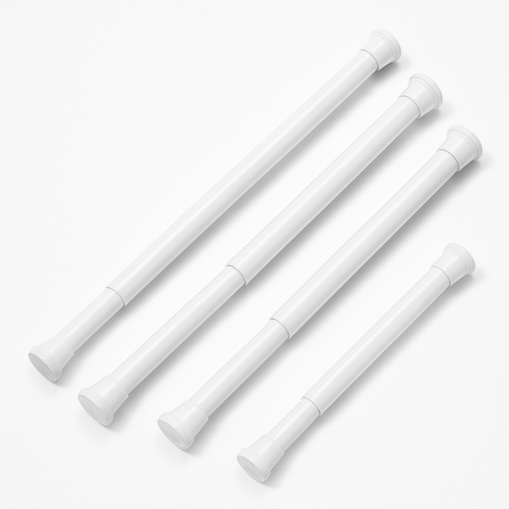 Tension Curtain Rod Extendable for Easy Home Use