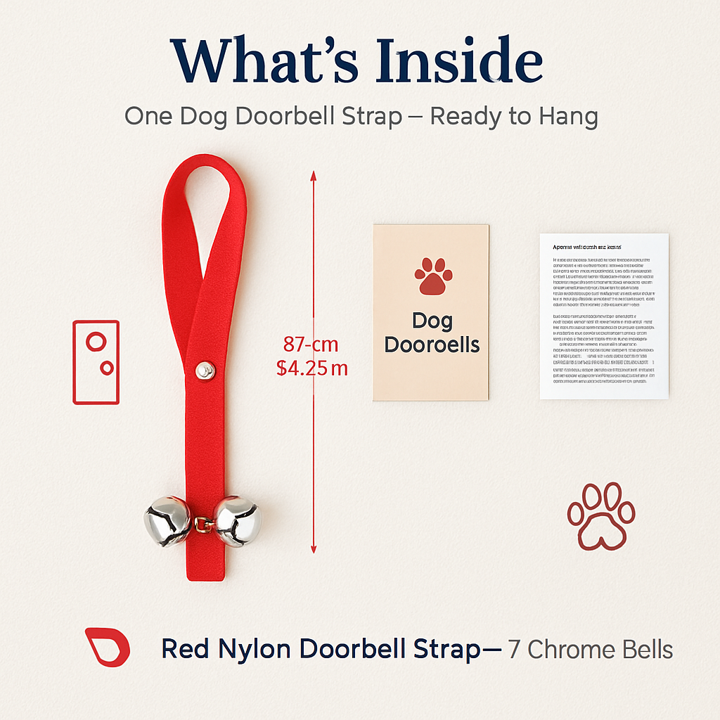 Dog Doorbells for Potty Training — Adjustable Bells