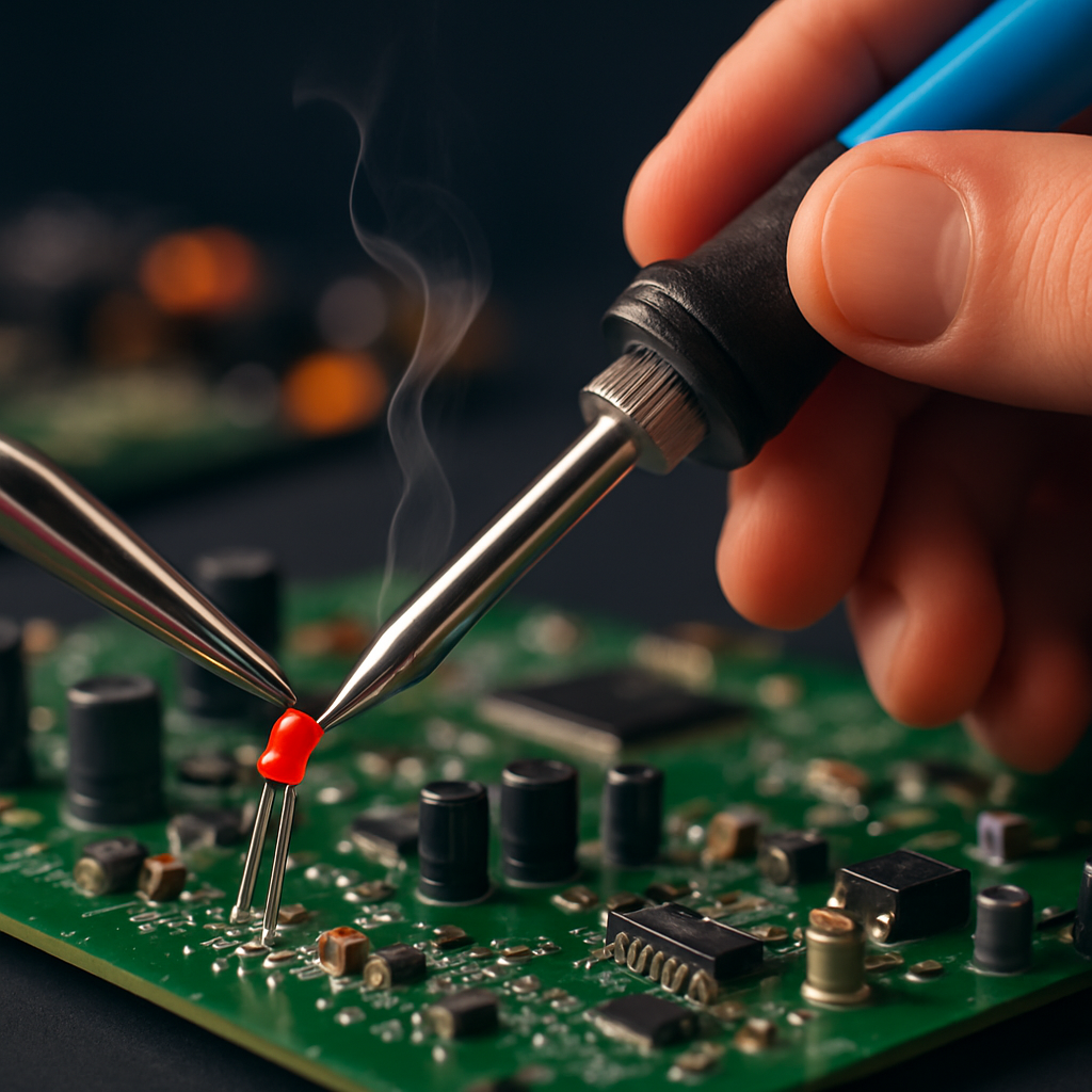 Soldering Iron with Adjustable Temperature