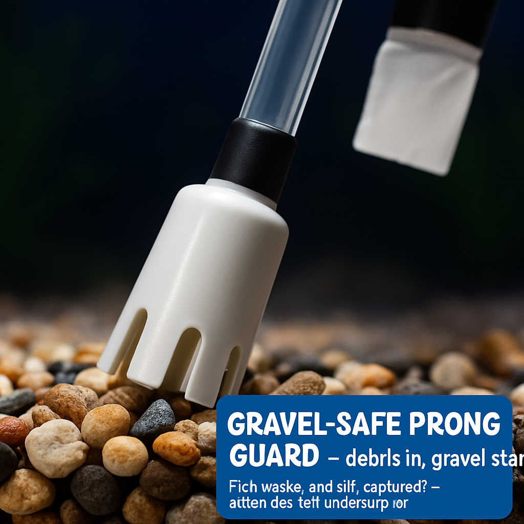 Battery-Operated Aquarium Vacuum Gravel Cleaner