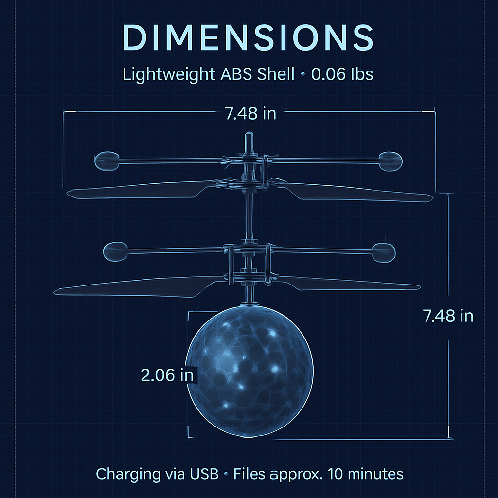 Flying Ball Infrared Induction Drone Toy