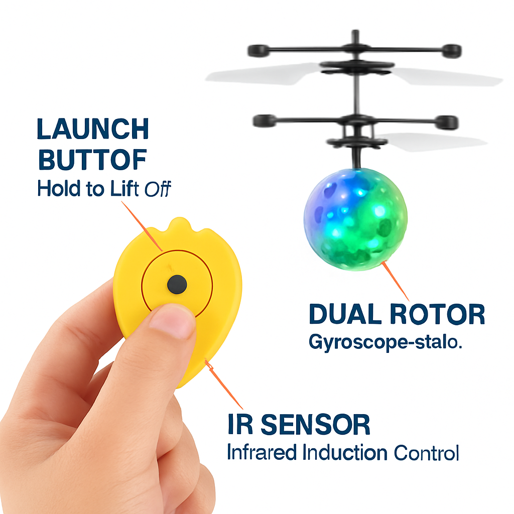Flying Ball Infrared Induction Drone Toy