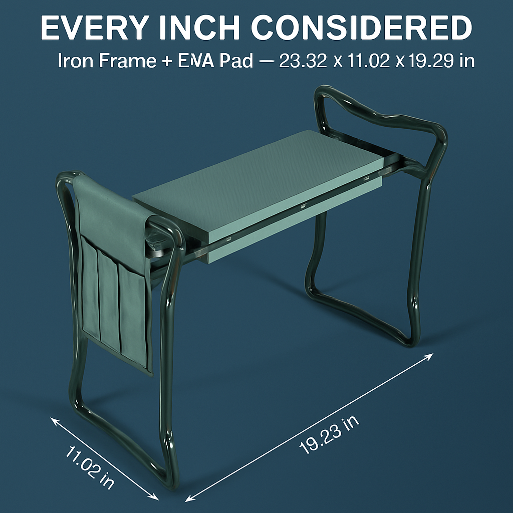 Foldable Garden Kneeler Seat – Comfortable Work Stand